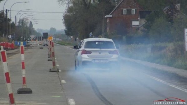 BMW M2 F87 with Decat Fi Exhaust - LOUD Accelerations, Revs & Donuts !