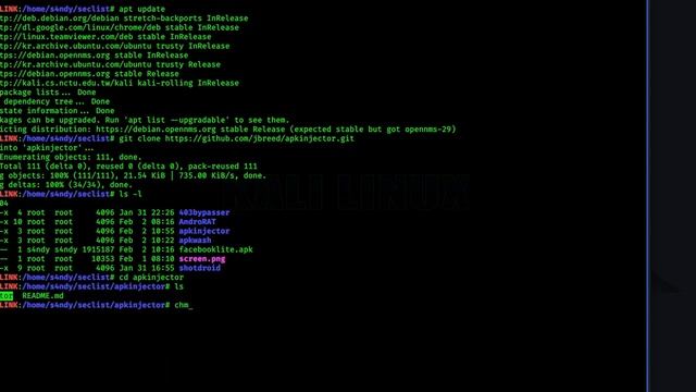 How install apkinjector kali linux from github repository #apkinjector #kalilinux #github смотреть онлайн