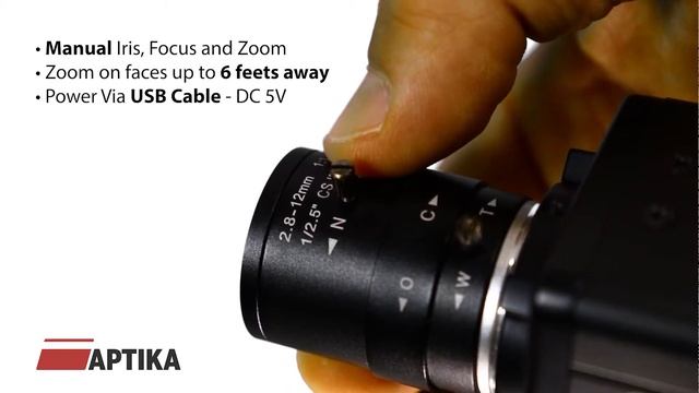 Aptika Photo ID Camera with Zoom | Varifocal Lens 1080p | Tripod Mount - USB смотреть онлайн