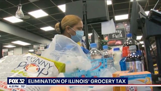 Plan to eliminate Illinois sales tax on groceries raises concerns смотреть онлайн