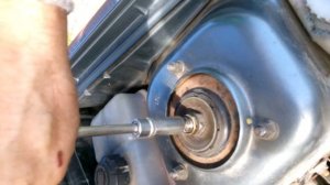 Вариант откручивания затянутой гайки стойки