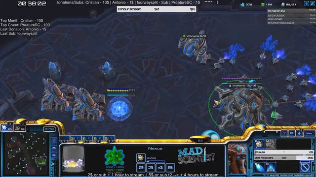 Starcraft 2 2v2 Random Race Master EU Server Live Stream смотреть онлайн