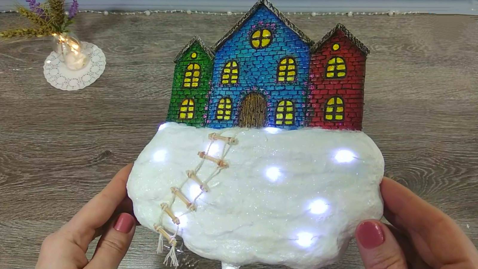 Домик облако. Поделки. DIY. смотреть онлайн