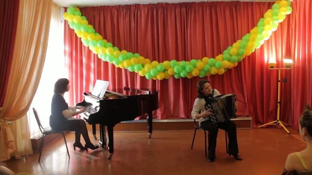 Береснева Татьяна и Потапова Оксана А. Пьяццолла "Танго" смотреть онлайн