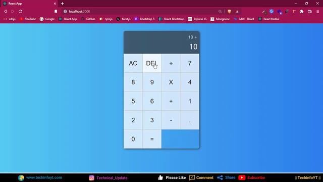 React Calculator Application | Build Calculator With Reactjs | Complete Reactjs Projects(Hindi/Urdu смотреть онлайн