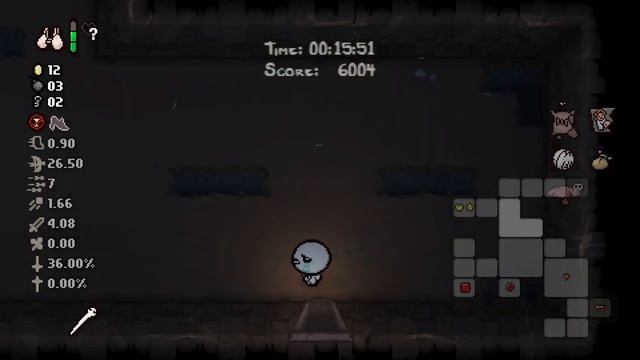 The Binding of Isaac: Afterbirth+ - Challenge (Pitch Black) Walkthrough (PS4) смотреть онлайн