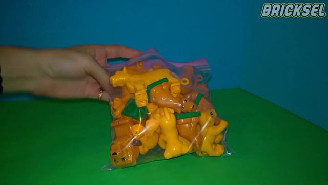 Пакет Львов. Пакеты LEGO DUPLO (Bag of Lions. Bags LEGO DUPLO. Lion) Лев.Львы. смотреть онлайн