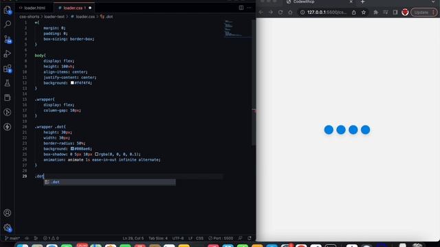 How To Create Google Loader In HTML & CSS | Amazing Css Loader смотреть онлайн