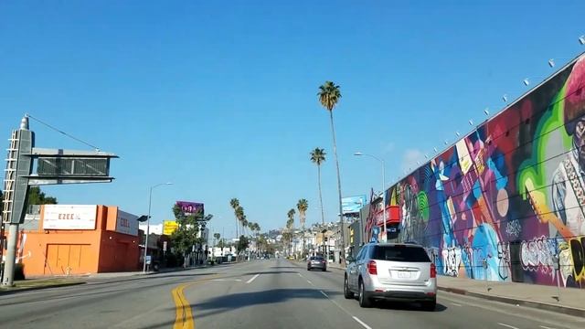Driving Tour Sunset Blvd- Los Angeles смотреть онлайн