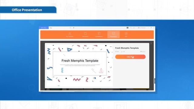 [WPS Office] PPT 2.6: How To Using Template In WPS Presentation [Tutorial]