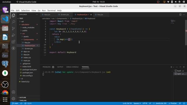 Calculator - Mini Project in ReactJs | Hindi смотреть онлайн
