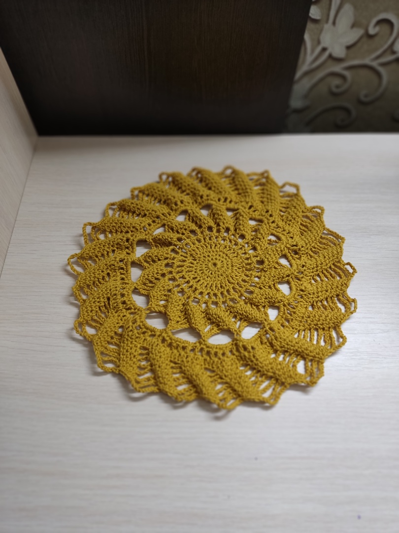 Салфетка Фая! крючком. смотреть онлайн