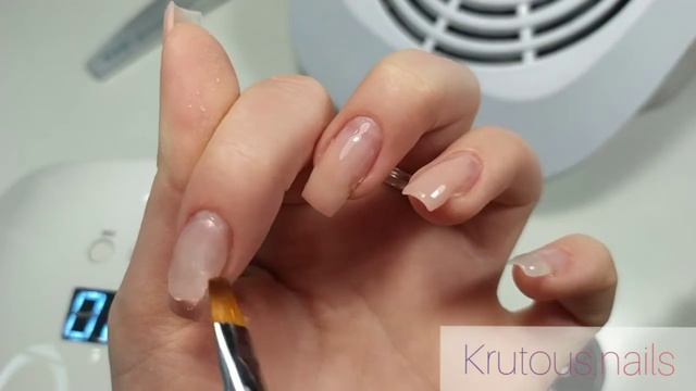 Маникюр САМА себе/Укрепление полигелем смотреть онлайн