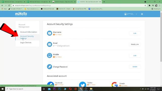 How To Change Genshin Impact Password | Genshin Impact Mihoyo