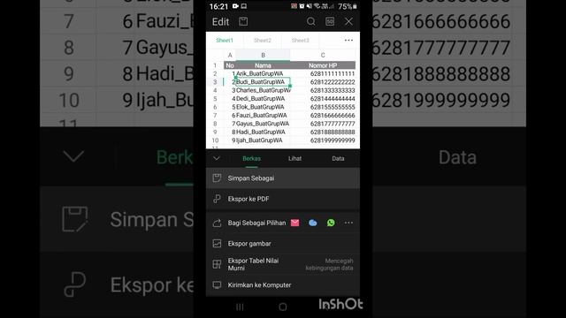 Contact, cara menyimpan nomor kontak ke handphone versi suara @ariexchannel смотреть онлайн