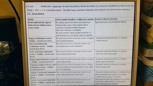 Peugeot Pejo 307, BSI RESET, BSI HATA GİDERİMİ, Çok önemli Dikkat Edilmesi Gereken Bir Konu.