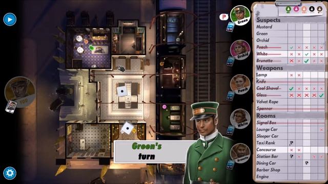 Clue/Cluedo: The Classic Mystery Game, Mustard Game (Murder Express) смотреть онлайн