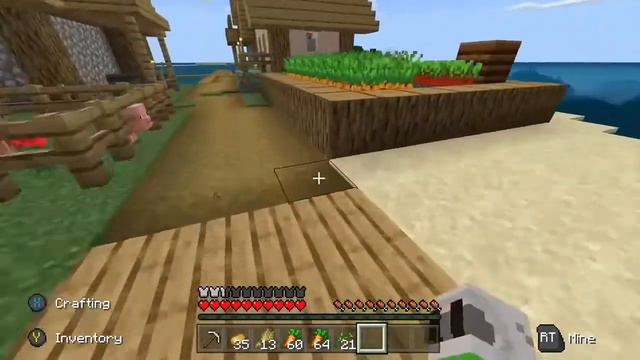 Minecraft (episode 1) found stronghold under village смотреть онлайн