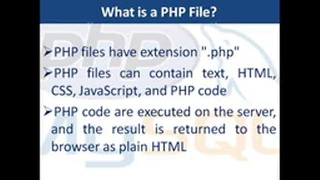 2. PHP & MySQL | PHP Files and Variables смотреть онлайн