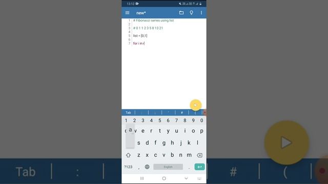 FIBONACCI SERIES USING LIST IN PYTHON смотреть онлайн