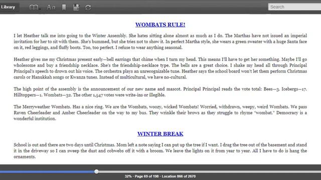 Speak Ch 32 - Wombats Rule! смотреть онлайн