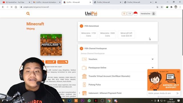 CARA BELI AKUN MINECRAFT PREMIUM TANPA KARTU KREDIT смотреть онлайн