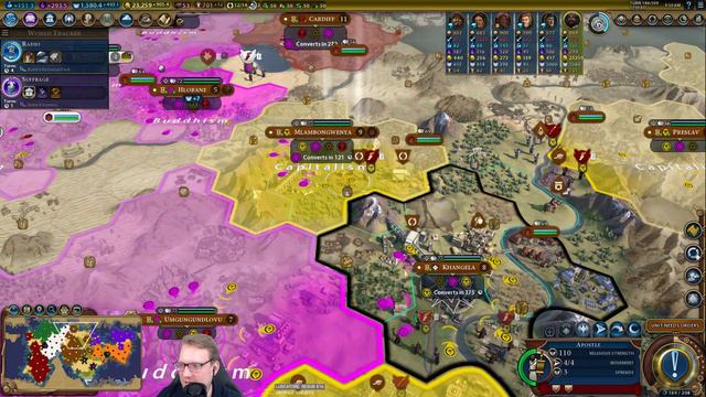 Let's Play Civilization 6: Gathering Storm - Mansa Musa part 12 смотреть онлайн