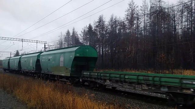 "Воющий" ЧМЭ3-3538 С Товарным составом смотреть онлайн