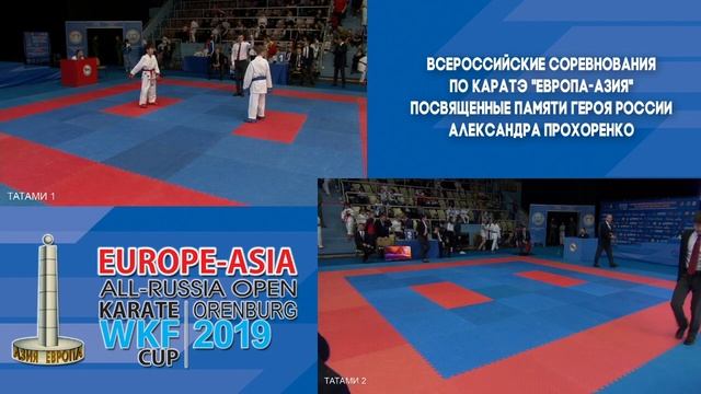 Всероссийские соревнования по каратэ "Европа-Азия" смотреть онлайн