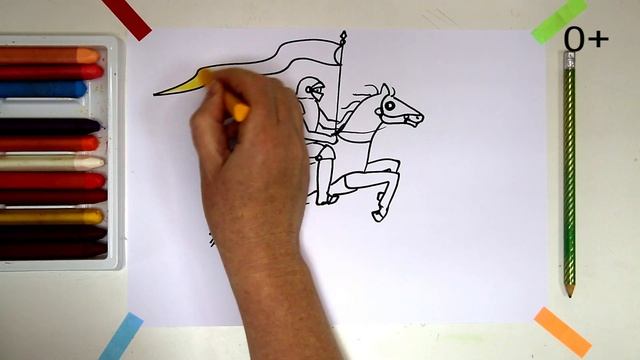 #какнарисовать #РЫЦАРЬ Уроки Рисования Для Детей #howtodraw #knight  #drawforchildren