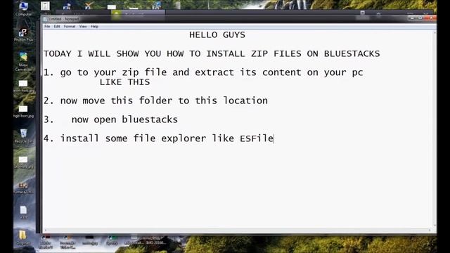 How To Install Zip Files On BlueStacks смотреть онлайн