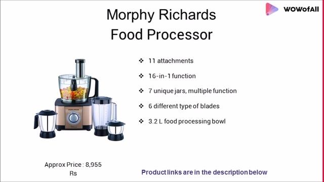 Best Food Processors In India: Complete List with Features, Price Range & Details смотреть онлайн