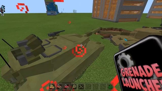 МОЩНОЕ ОРУЖИЕ В МАЙНКРАФТ ПЕ 1.16 1.17 ОБЗОР МОДА MCPE НА ТАНКИ смотреть онлайн