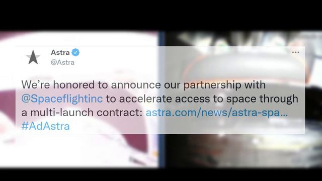 Astra Just Launched & Its Newest Partnership смотреть онлайн