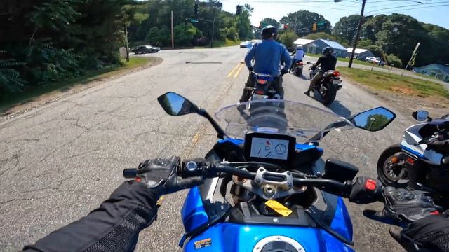Suzuki GSX-S1000GT demo ride смотреть онлайн