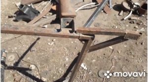 Коляска для мопеда альфа , рама ,подрамник своими руками