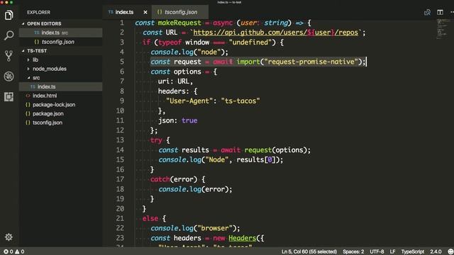 TypeScript - dynamic imports! смотреть онлайн