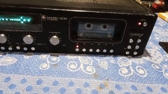 Магнитофон-приставка (дека) Маяк-231-стерео. Обзор. смотреть онлайн