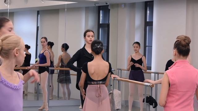 Ballet Master Class Dance Studio From Maria Khoreva. Ballet Warm Up And Class