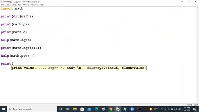 PYTHON tutorials || Demo - 2 || by Mr. Vijay On 06-05-2022 @7AM IST смотреть онлайн
