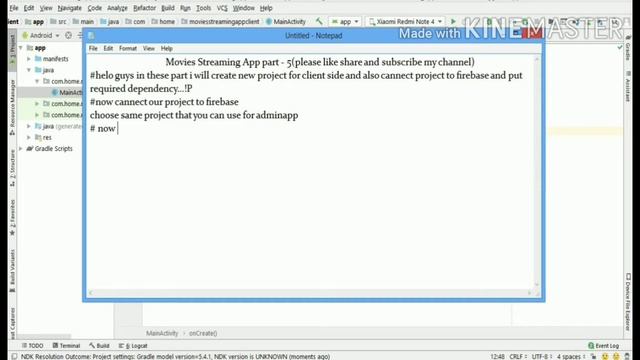 Movies Streaming App part -5 (Set up dependencies for client App)#MoviesStreamingApp смотреть онлайн