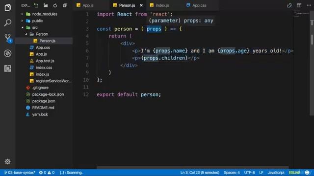 Understanding the Base Features & Syntax Reactjs [3]; the children property state and event смотреть онлайн