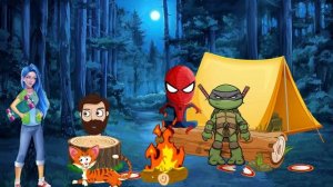 СТРАШИЛКИ – СИРЕНОГОЛОВЫЙ хозяин леса! Доми шоу – Спайдер и Ниндзяго (Анимация)