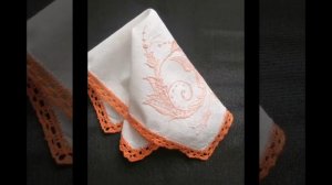 вышивка и кружево носовые платочки подарок