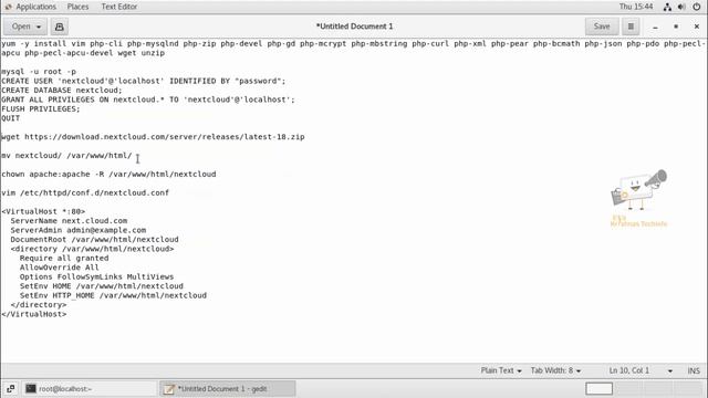 How to Install Nextcloud 18 on CentOS/RHEL смотреть онлайн