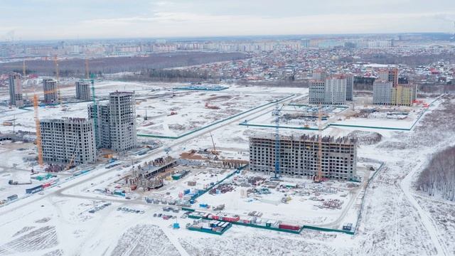 Динамика строительства ЖК Меридиан ЮГ Ноябрь 2021 || Застройщик Меридиан || Новостройки Тюмени смотреть онлайн
