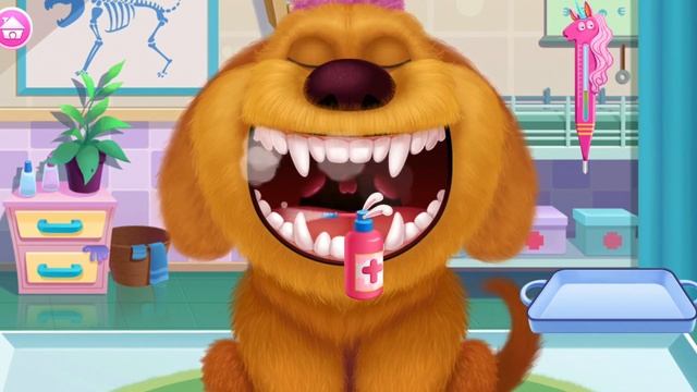 Furry Pet Hospital - Fun Doctor Game for Kids - BabyGame Video смотреть онлайн