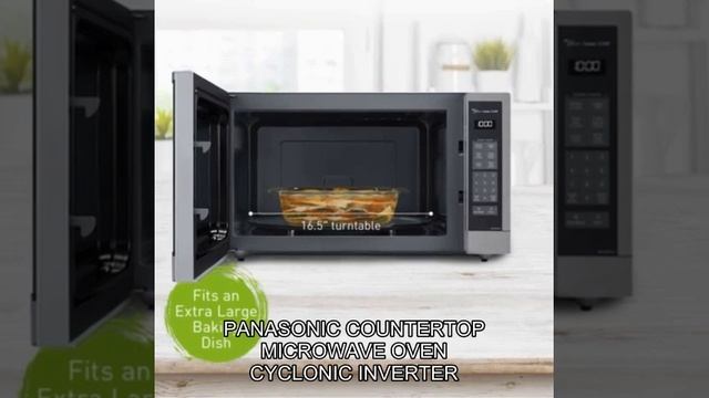 Panasonic Microwave Oven, Stainless Steel Countertop/Built-In Cyclonic Wave with Inverter Technolog смотреть онлайн