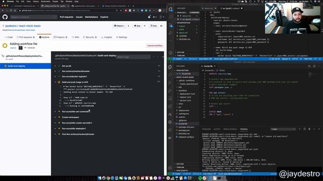 Azure Kubernetes Service Deployment Center With GitHub Actions. смотреть онлайн