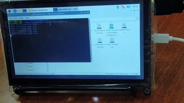 ouverture d'une porte par la reconnaissance faciale | Python | Razeberry pi. смотреть онлайн